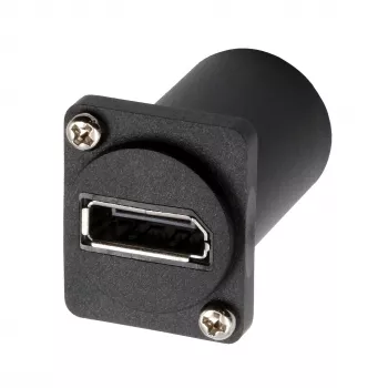 EXSYS EX-49170 DisplayPort to Mini DisplayPort Female Panel Mount Adapter, 4K UHD