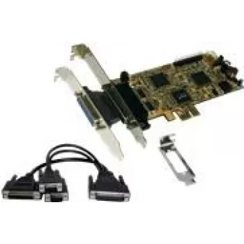 EXSYS EX-44344 2S/2P PCI-Express Multi I/O Card with Octopus Cable, RS232 & IEEE1284