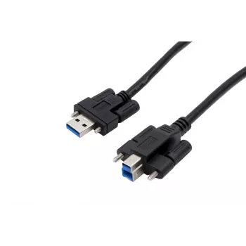EXSYS EX-K1572V USB 3.0 Cable, 2m, Type A Male to Type B Male, Black