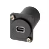 Adaptateur encastrable type D EXSYS EX-49168 Mini DisplayPort femelle vers femelle
