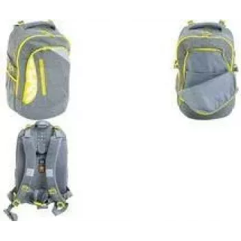 Sac à dos scolaire X-Style FABER-CASTELL EBERHARD FABER 28 L gris/jaune fluo 577637