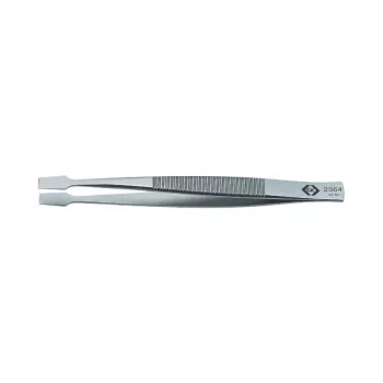 Pince fine industrielle C.K Tools T2364 120 mm acier inoxydable pointe fine droite antimagnétique résistante aux acides