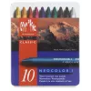 Pastels à la cire Caran d'Ache Neocolor I, ensemble de 10, ronds, étuis en papier, couleurs homogènes 7000.310