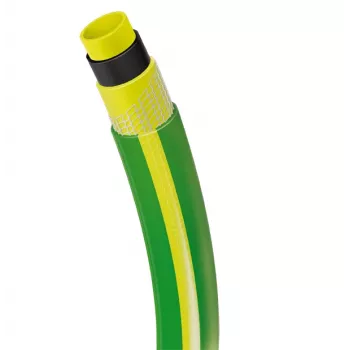 Tuyau d'arrosage Bradas REFLEX, 1/2 pouce, 50 m, 5 couches avec renfort polyester TRICOT, vert/jaune WFR1/250