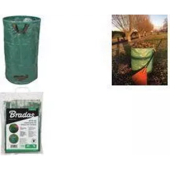 Sac de jardin pliable Bradas PICK-UP 270 L vert résistant à la déchirure déperlant TQ-B270