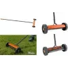 Scarificateur à gazon sur roues Bradas, orange/anthracite, cadre métallique, poignée PVC, dents en acier, largeur de travail 32 cm, 1 pièce (KT-V2045)