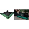 Bradas tapis de rempotage pour plantes, 1000 x 1000 mm, vert/noir, imperméable, extérieur Oxford 600D, intérieur PE, 1 pièce (TQ-P2/100)