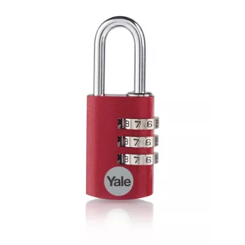 Yale YE3CB/38/131/1/CO cadenas à combinaison rouge 38mm