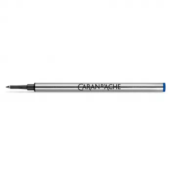 Recharge de stylo roller Caran d'Ache 8222.160, F, bleu, pointe acier, pour roller 849