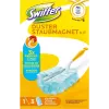 Kit de démarrage Swiffer Staubmagnet Olympia – kit de dépoussiérage à sec avec manche et 5 lingettes électrostatiques