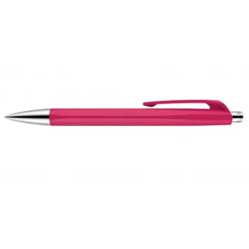 Stylo bille Caran d'Ache 888 Infinite, rose rubis, encre bleue, medium 888.280