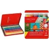 Crayons aquarellables Caran d'Ache Supracolor Soft Special Edition, ensemble de 18, couleurs assorties, boîte métallique 3888.418