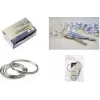 Porte-clés métallique Kangaro, 25 mm de diamètre, argent, 1 pièce K-28125