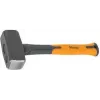 Marteau de menuisier Bradas DIY-HF5100, tête 1000 g, anthracite/orange, manche en fibre de verre 280 mm avec poignée TPR antidérapante, 1 pièce