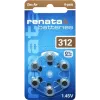 Pile auditive zinc-air Renata ZA312 PR41 165 mAh 1,4 V lot de 6 ZA312.DP6 0HG
