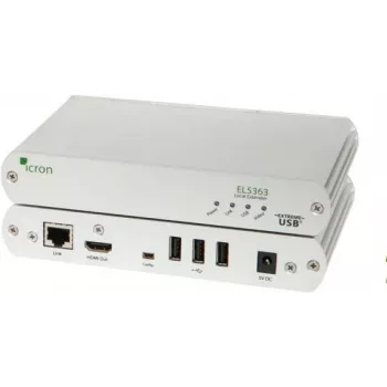 Icron EL5363 Extender KVM 4K30 HDMI USB 2.0 Cat5e/6/7 100 m EU 00-00387