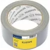 Ruban en tissu RAADHUIS, 50 mm x 50 m, ruban adhésif argent pour réparations, déchirable à la main - 1 rouleau (RD-351312)