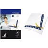 Papier carbone KANGARO K-7900086, DIN A4, 10 feuilles, bleu, 210 x 297 mm, pour écriture manuscrite
