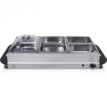 Chauffe-plats Tristar BP-6285, 300 W, acier inoxydable