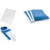 Chemise de reliure thermique PAVO, brillante, DIN A4, 12 mm, dos blanc, couverture avant transparente - 1 pièce (8036004)