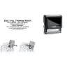 Trodat Printy 4915 4.0 Automatic Self-Inking Stamp, 7 Lines, Black 53538