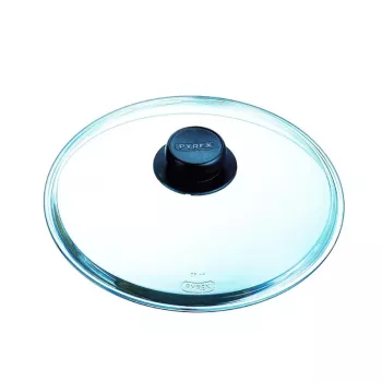 Couvercle en verre PYREX 26 cm, verre borosilicate