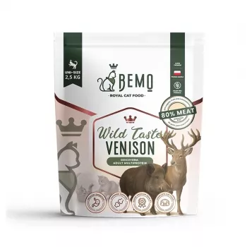 BEMO Cat Wild Taste gibier - croquettes pour chats - 2,5 kg