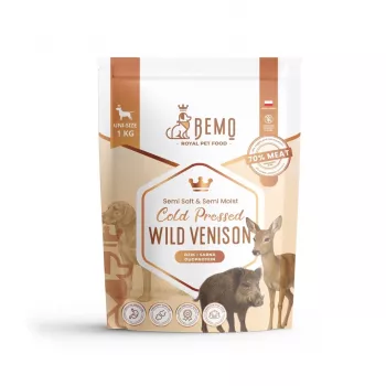 Croquettes pour chien BEMO pressées à froid au gibier – 1kg