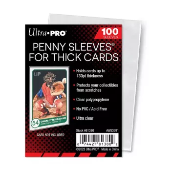 Protège-cartes souples Ultra Pro 100x152 mm (lot de 100) 157325