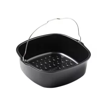 PYREX plaque de cuisson métallique pour friteuse à air chaud 22x21x7,5 cm