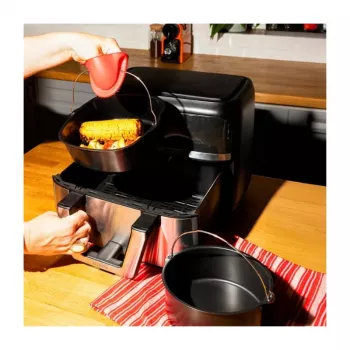 PYREX plaque de cuisson métallique pour friteuse à air chaud 22x21x7,5 cm
