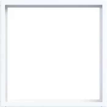 HAGER WAF7073WG bague intermédiaire pour plaque centrale 50 x 50 mm, blanc clair
