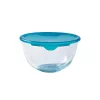 PYREX saladier en verre avec couvercle 2,3 L Ø21 cm