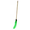 Balai rond vert HORTUS avec manche en bois