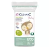 Cleanic Baby Eco disques de coton pour bébés, 60 pièces, 100 % coton naturel, hypoallergénique, sans chlore