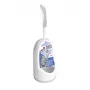 Ensemble brosse WC et support YORK BACTERIA STOP avec tête en silicone et base en céramique
