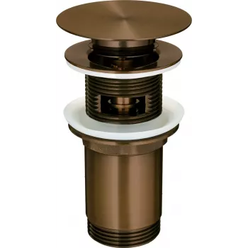 Bonde universelle DEANTE pour lavabo ou bidet avec manchette