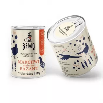 BEMO Marchwi mnie ten Bażant Mono - aliment humide pour chiens - 400 g