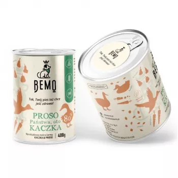 BEMO Proso Państwa oto Kaczka Mono - aliment humide pour chiens - canard - 400 g