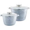 Ensemble de 4 ustensiles de cuisine Zilner Marble gris ZL-7066