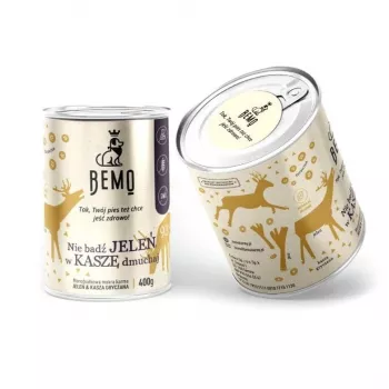 BEMO Nie bądź Jeleń w kaszę dmuchaj Mono - aliment humide pour chiens - 400 g