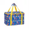 Sac isotherme GIOSTYLE Evo Square assorti, vert/rouge/bleu avec décoration, 15 L