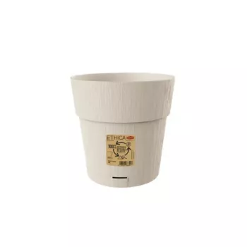 Pot de fleurs STEFANPLAST avec soucoupe Ethica Ø20x19 cm blanc