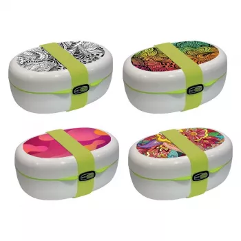 Boîte repas GIOSTYLE X-Food Mood 1,3 L assortie