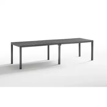 Table de jardin BICA King Double table à manger noire