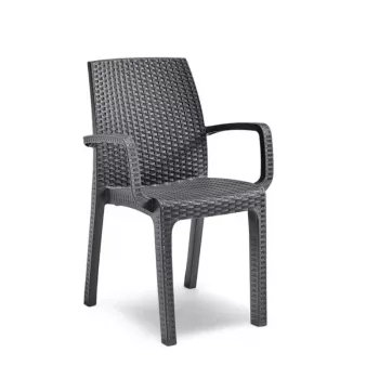 Fauteuil de jardin BICA Verona noir