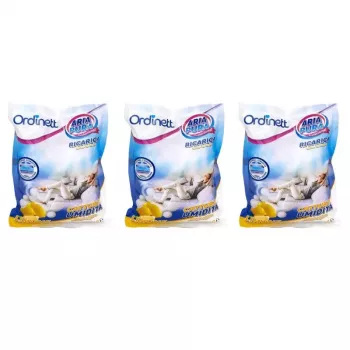 Recharge absorbeur d'humidité ORDINETT, 3 x 450 g, citron