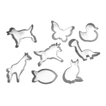 Ensemble de 8 emporte-pièces à pain d'épices et à biscuits GUARDINI animaux