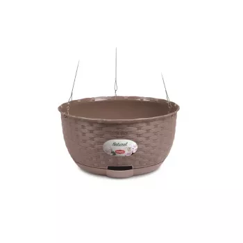 Pot de fleurs suspendu Natural STEFANPLAST Ø30x14,5 cm marron