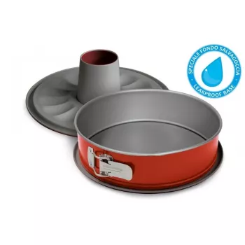 Moule à gâteau rond GUARDINI Rossana 28x7,7 cm antiadhésif en acier au carbone anthracite